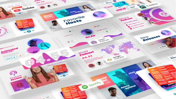 Videohive Podcast Radio Visualizer Product Promo template preview