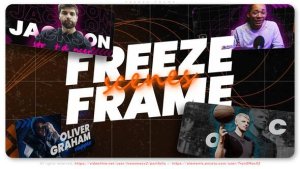Videohive Dynamic Freeze Scenes - Frozen Cut-Out Titles Openers template preview