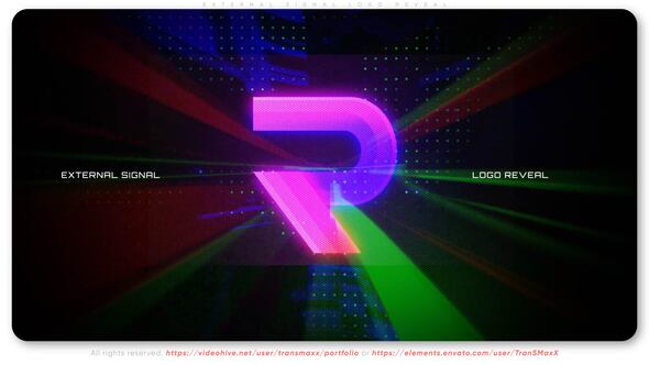 Videohive External Signal Logo Reveal Logo Stings template preview