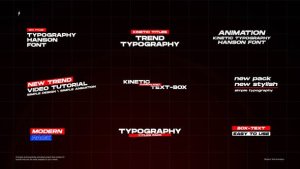 Videohive Modern Text Animation 1.0 | After Effects Titles template preview