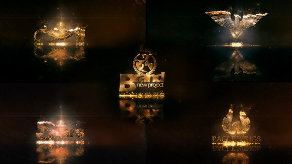Videohive Hot And Gold Logo Logo Stings template preview