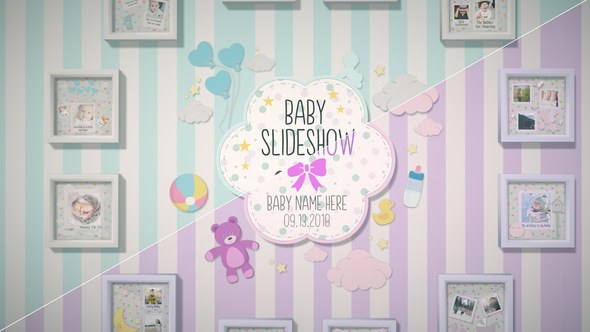 Videohive Baby Slideshow 22634236 Video Displays template preview