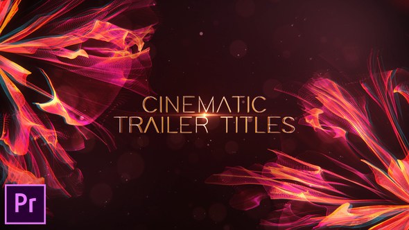 Cinematic Trailer Titles Premiere Pro Premiere Pro template preview