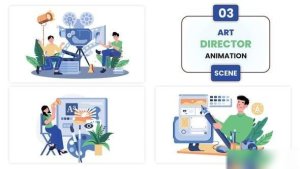Videohive Art Director Animation Scene Elements template preview