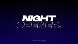 Videohive Night Opener Openers template preview