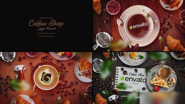 Videohive Coffee Shop Logo Intro Logo Stings template preview