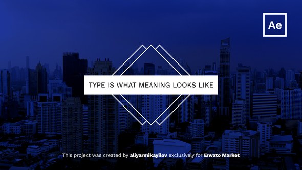 Videohive Dynamic Typography 34261658 Titles template preview