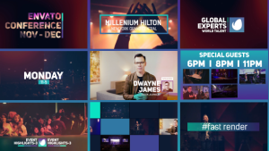 Event Promo Video Displays template preview