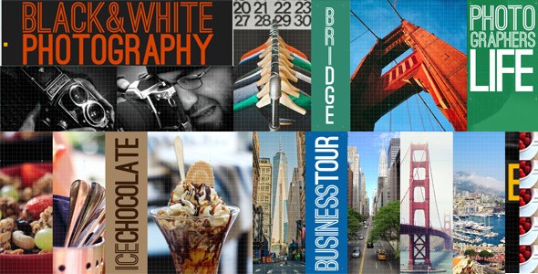 Videohive Grid Show Video Displays template preview