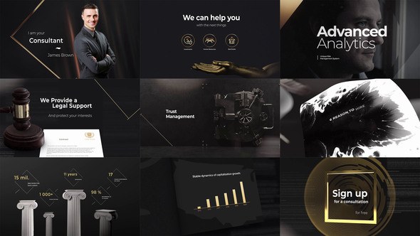 Videohive Consulting Presentation Product Promo template preview
