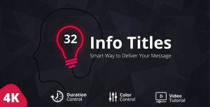 Info Titles Pack Video Displays template preview