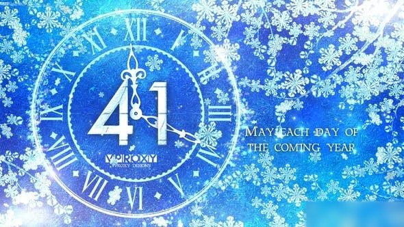 Videohive Winter New Year Countdown Openers template preview