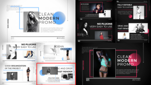 Clean Fashion Slideshow Video Displays template preview