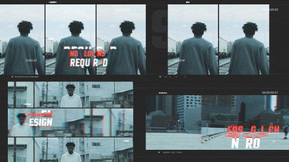 Videohive Fast Glitch Intro 21026507 Openers template preview