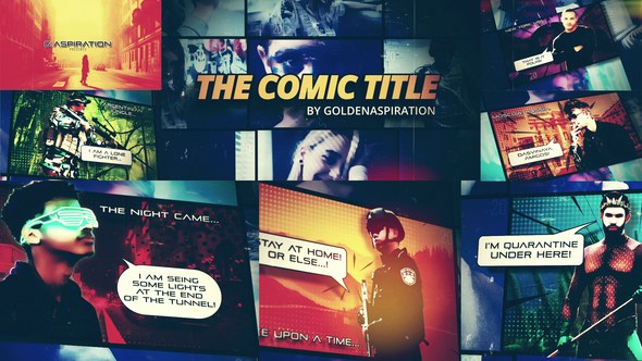 Videohive Fast Comic Opener Openers template preview