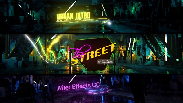 Videohive The Street Openers template preview