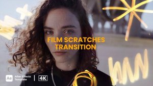 Videohive Film Scratches Transition Elements template preview