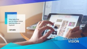 Videohive Modern Company Profile Complete Package Video Displays template preview