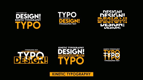 Videohive Kinetic Text Ver 3 Titles template preview