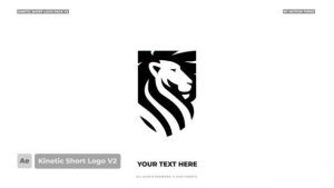 Videohive Kinetic Short Logo Pack V2  AE Logo Stings template preview