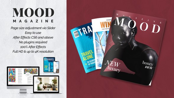 Videohive Mood Magazine Promo Product Promo template preview