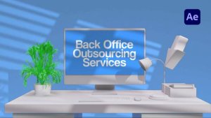 Videohive Back Office Services Logo Logo Stings template preview