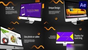 Videohive Mock Up Desktop Presentation | After Effects Openers template preview