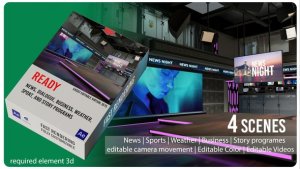 Videohive Virtual Studio MDT 01 Broadcast-packages template preview