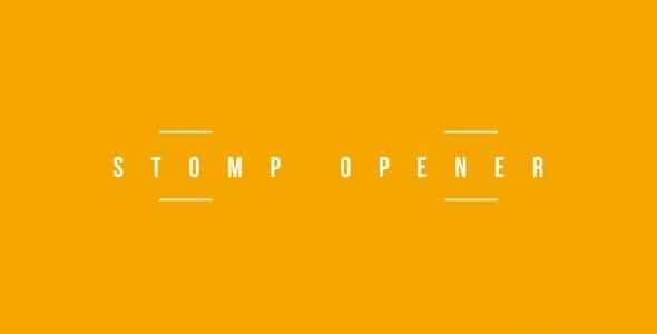 Videohive Fast Stomp Opener 20987410 Openers template preview