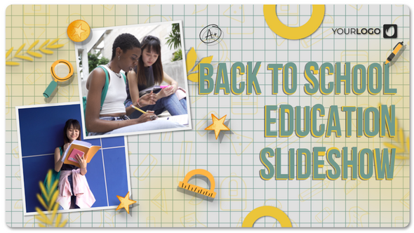 Videohive Back to School Education Slideshow 59140749 Video Displays template preview