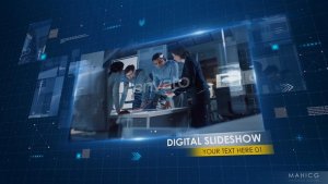 Videohive Corporate Tech Slideshow Video Displays template preview