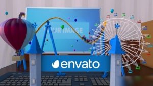 Videohive Your Own Theme Park Logo Stings template preview