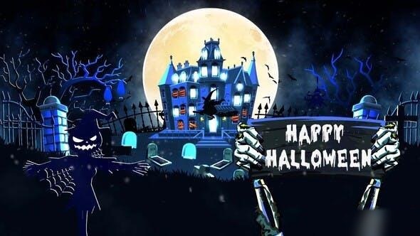 Videohive Happy Halloween Intro 48444337 Openers template preview