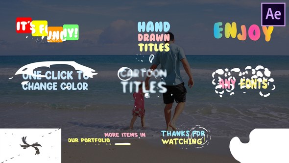 Videohive Fun Titles | After Effects Titles template preview