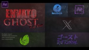 Videohive Ghost Smoke Logo Reveal Logo Stings template preview