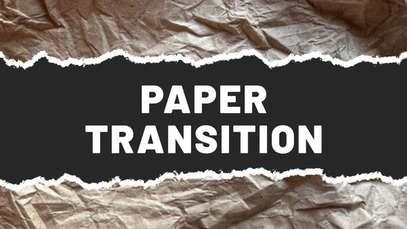 Videohive Paper Transition | After Effects Titles template preview