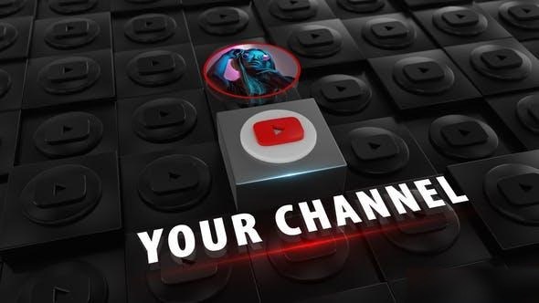 Videohive 3d Youtube Intro Openers template preview