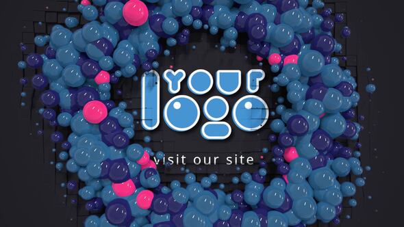 Videohive Logo Bubbles Logo Stings template preview