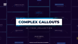 Videohive Complex CallOuts Titles template preview