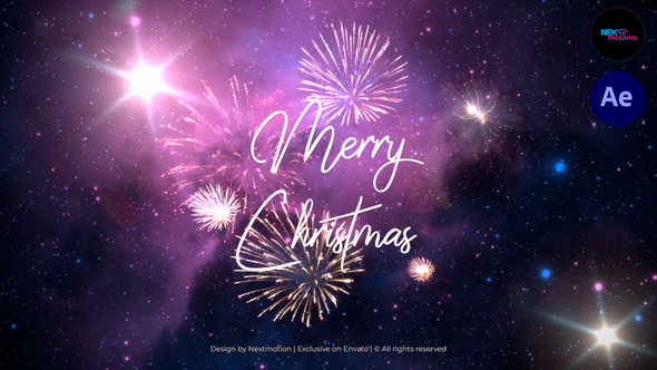 Videohive Merry Christmas and Happy New Year Wishes 60697601 Openers template preview