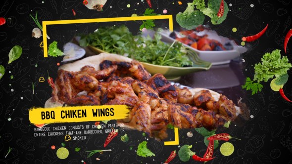 Videohive Food Menu Presentation Product Promo template preview