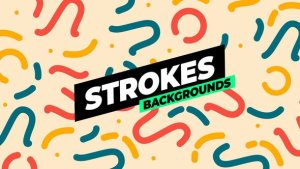 Videohive Strokes Backgrounds Elements template preview