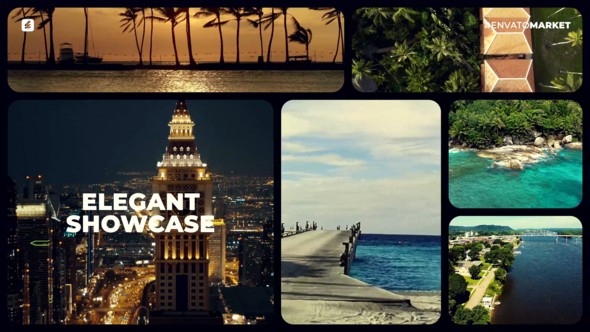 Videohive Collage Slideshow | Multiscreen Opener Openers template preview