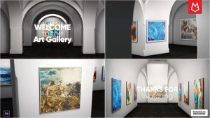 Videohive Art Gallery Museum 37040143 Video Displays template preview