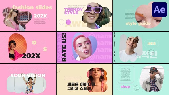Videohive Smooth Liquid Slides for After Effects Openers template preview