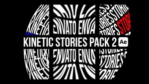 Videohive Kinetic Stories Pack 2 Titles template preview