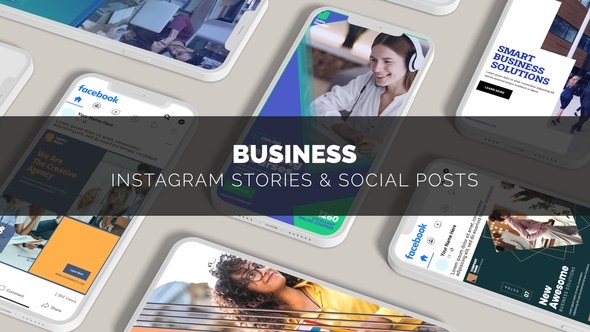 Videohive Business Instagram Stories & Social Post Product Promo template preview
