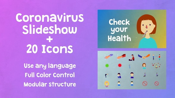 Videohive Coronavirus Slideshow | After Effects Openers template preview