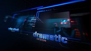 Videohive Glitch Digital Slides Video Displays template preview