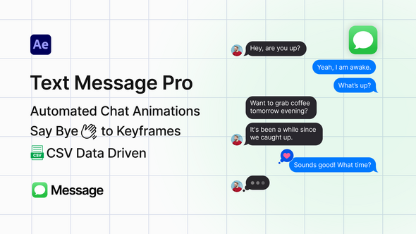 Videohive Text Message Pro Elements template preview